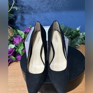 NIB Botkier NY Marci Black Suede High Heels Size 5-1/2